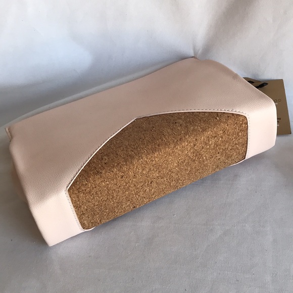 Pixie Mood NWT blush pink and cork vegan bag - Picture 8 of 11